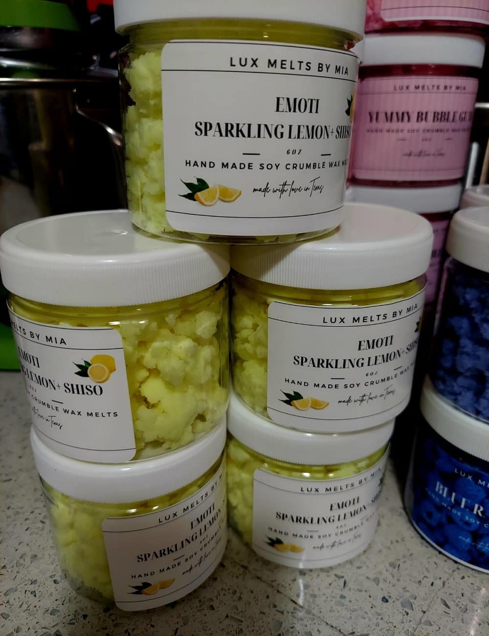 Crumble Wax Melts (6 OZ Bottles) Lux Melts by Mia